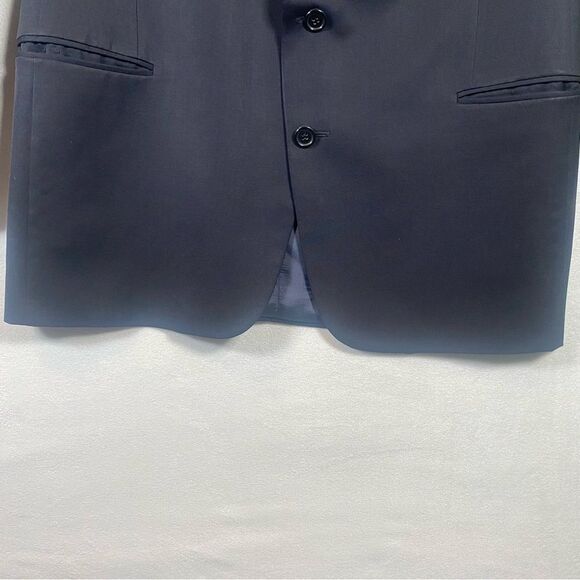 Mani by Giorgio Armani Black Vintage Suit Jacket Size 44 Long - Picture 9 of 13